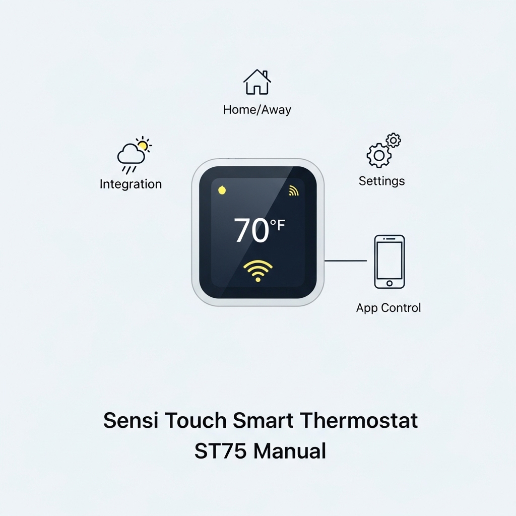 Sensi Touch Smart Thermostat ST75 Manual: Full User Guide with Wi-Fi and App Setup